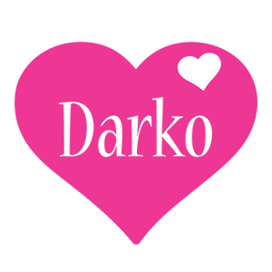 Darko love-heart logo