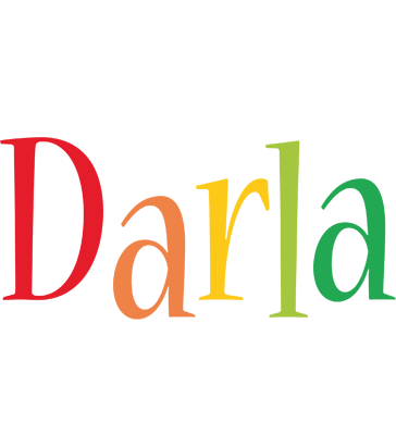 Darla birthday logo