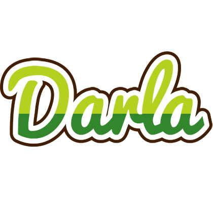Darla golfing logo