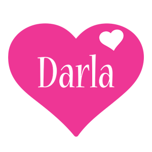 Darla love-heart logo