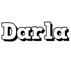 Darla snowing logo