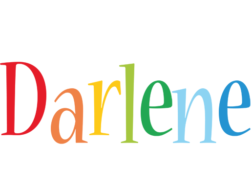 Darlene birthday logo