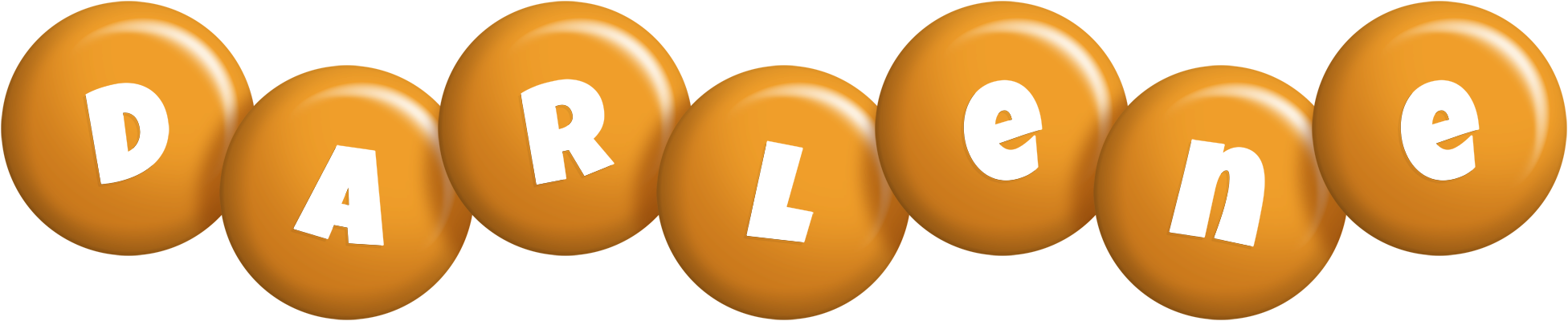 Darlene candy-orange logo