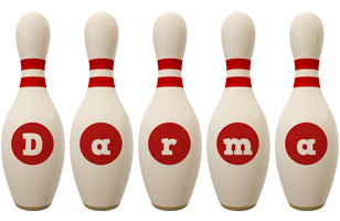 Darma bowling-pin logo