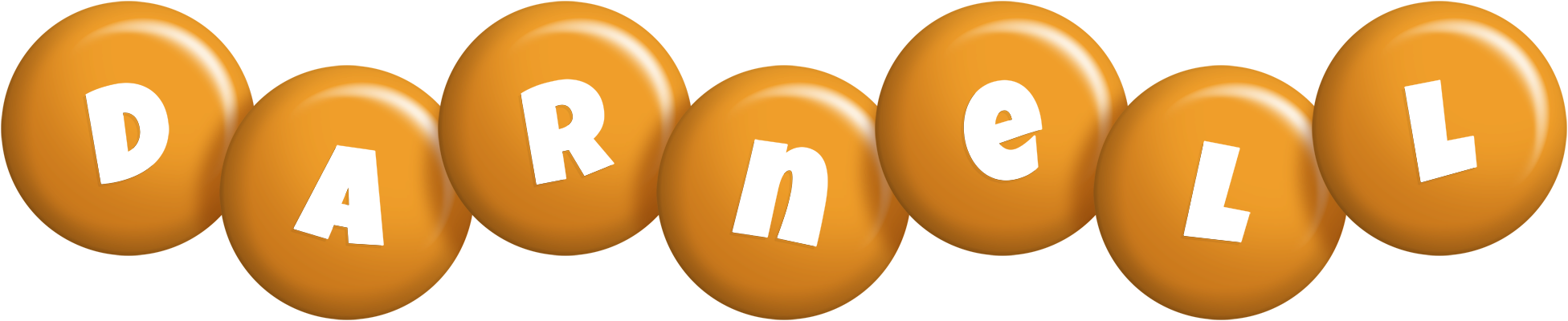 Darnell candy-orange logo