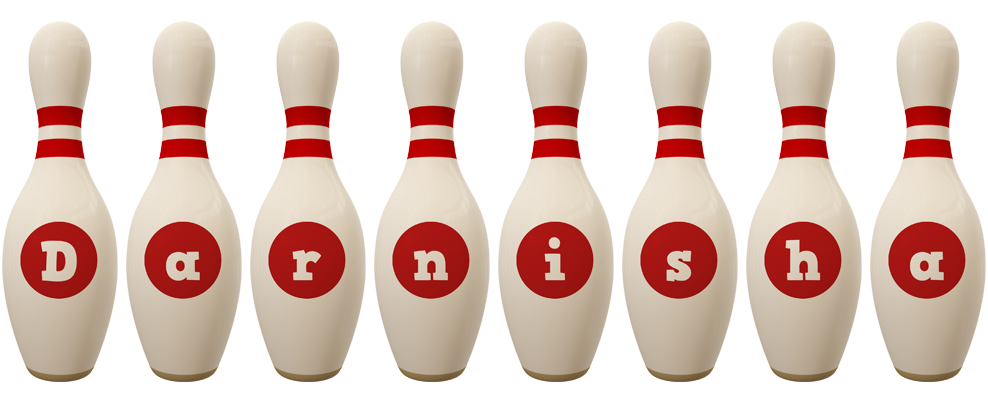 Darnisha bowling-pin logo
