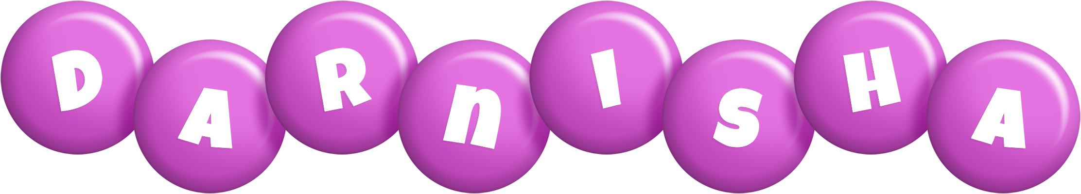 Darnisha candy-purple logo