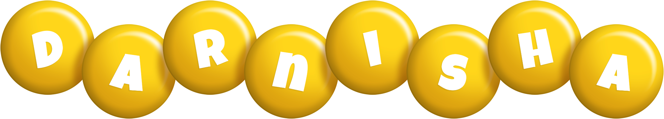 Darnisha candy-yellow logo