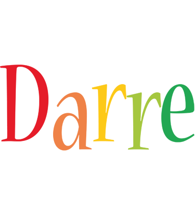 Darre birthday logo