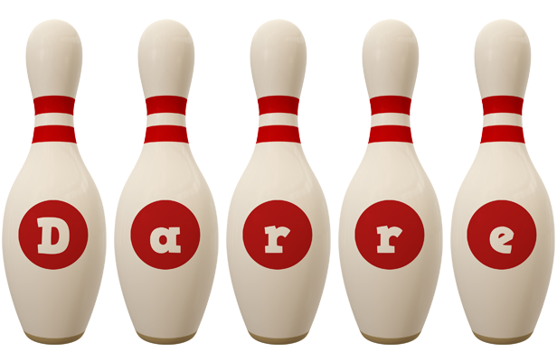 Darre bowling-pin logo