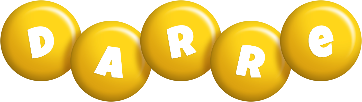 Darre candy-yellow logo