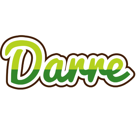 Darre golfing logo