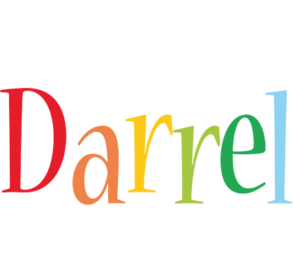 Darrel birthday logo