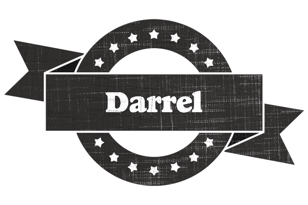 Darrel grunge logo
