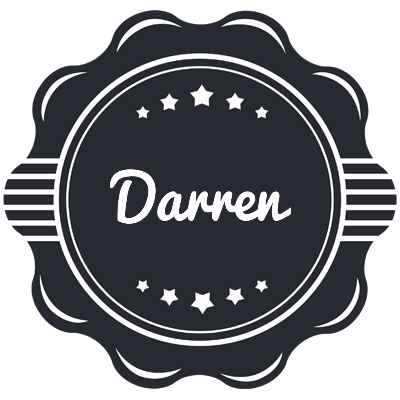 Darren badge logo