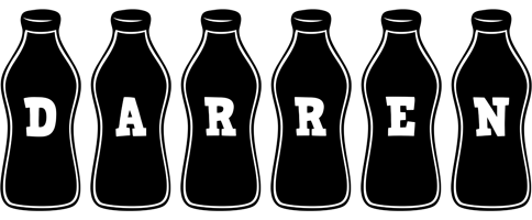 Darren bottle logo