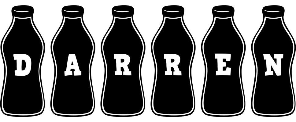 Darren bottle logo