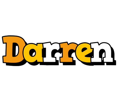 Darren cartoon logo