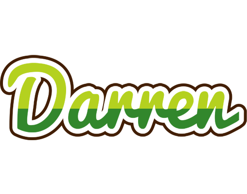 Darren golfing logo