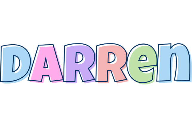 Darren pastel logo
