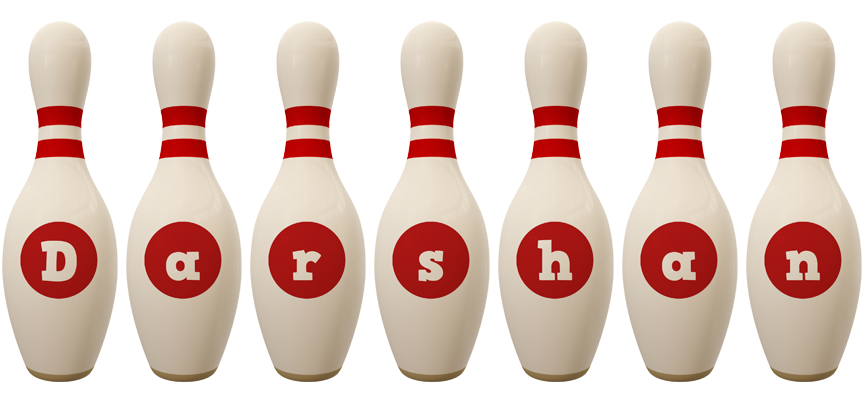 Darshan bowling-pin logo