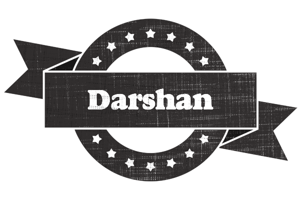 Darshan grunge logo