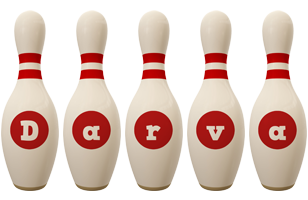 Darva bowling-pin logo