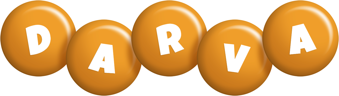Darva candy-orange logo