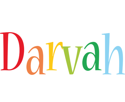 Darvah birthday logo