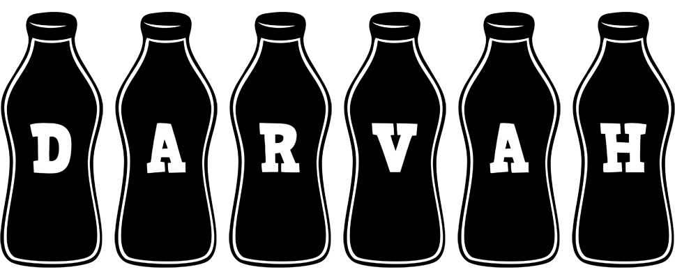 Darvah bottle logo
