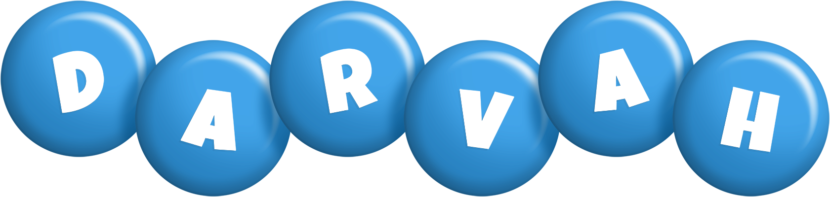 Darvah candy-blue logo