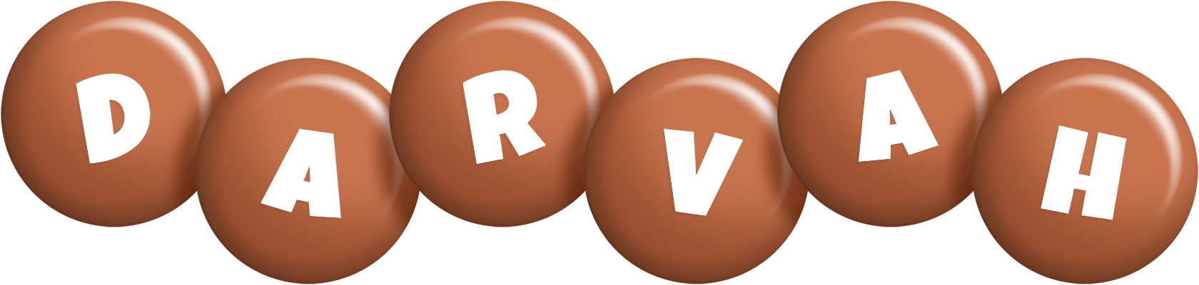 Darvah candy-brown logo