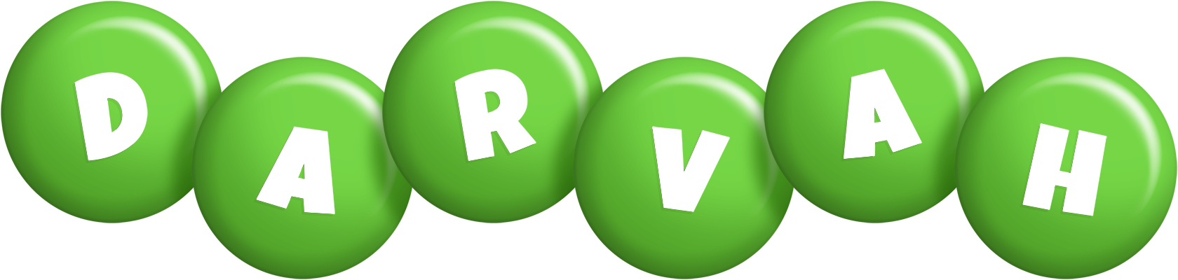 Darvah candy-green logo