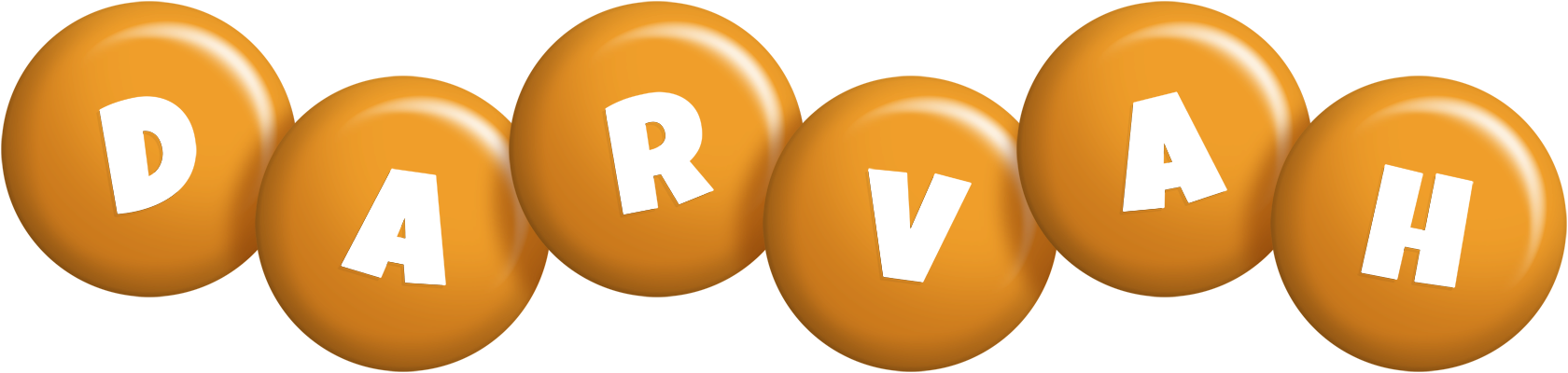 Darvah candy-orange logo