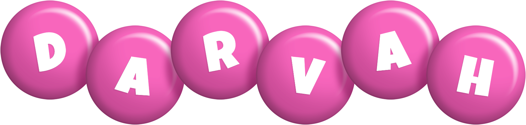 Darvah candy-pink logo
