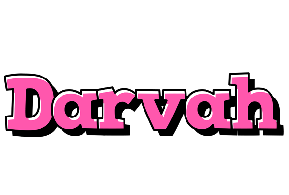 Darvah girlish logo