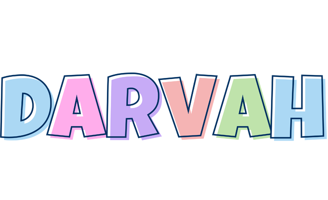 Darvah pastel logo