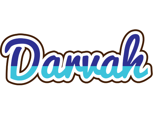 Darvah raining logo