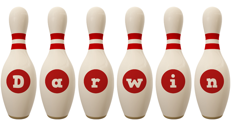 Darwin bowling-pin logo