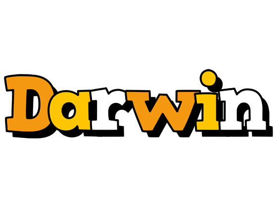 Darwin cartoon logo