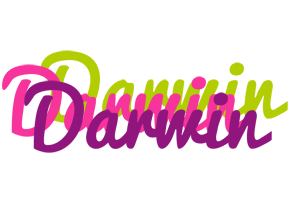 Darwin flowers logo