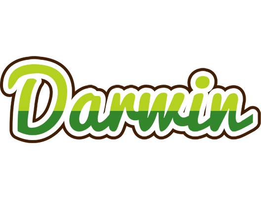 Darwin golfing logo