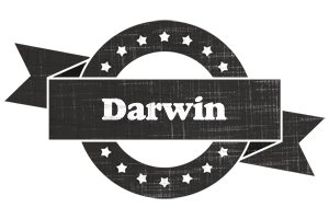 Darwin grunge logo