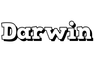 Darwin snowing logo