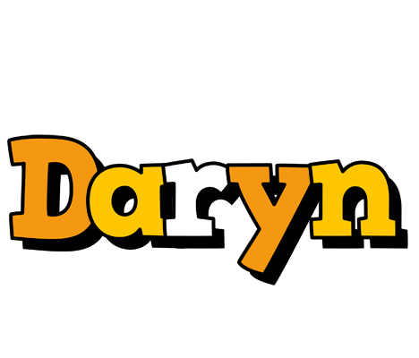 Daryn cartoon logo
