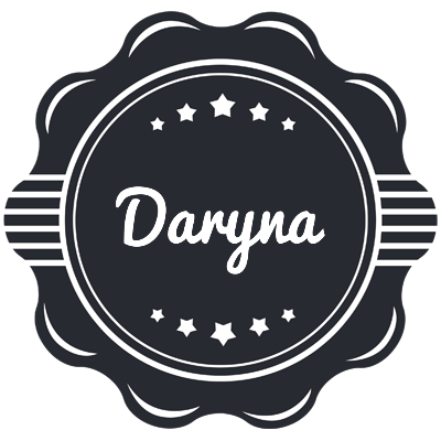 Daryna badge logo