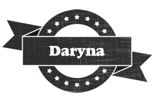 Daryna grunge logo