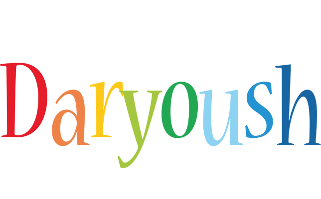 Daryoush birthday logo