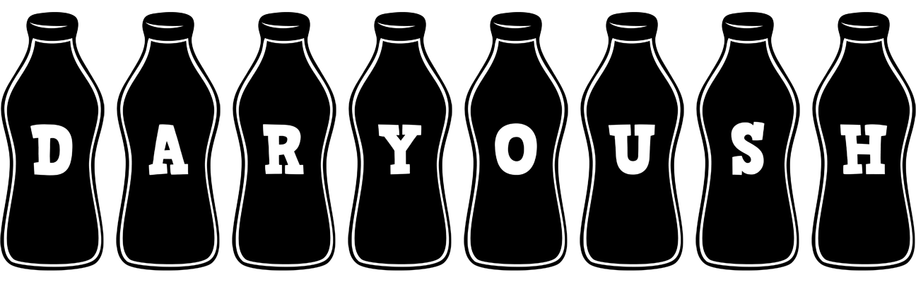 Daryoush bottle logo