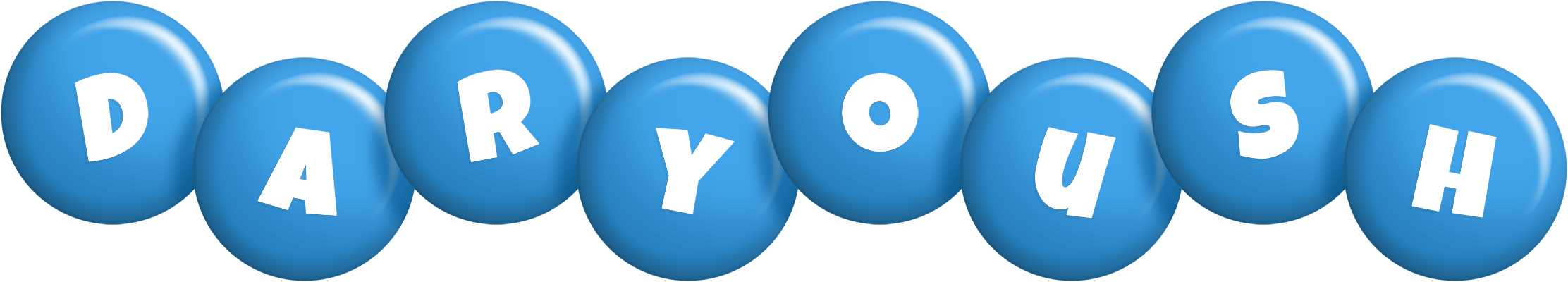 Daryoush candy-blue logo